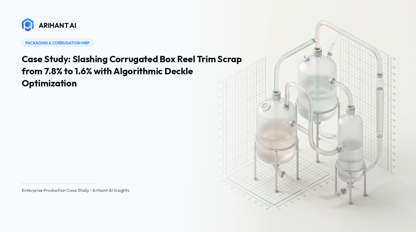 Case Study: Slashing Corrugated Box Reel Trim Scrap from 7.8% to 1.6% with Algorithmic Deckle Optimization