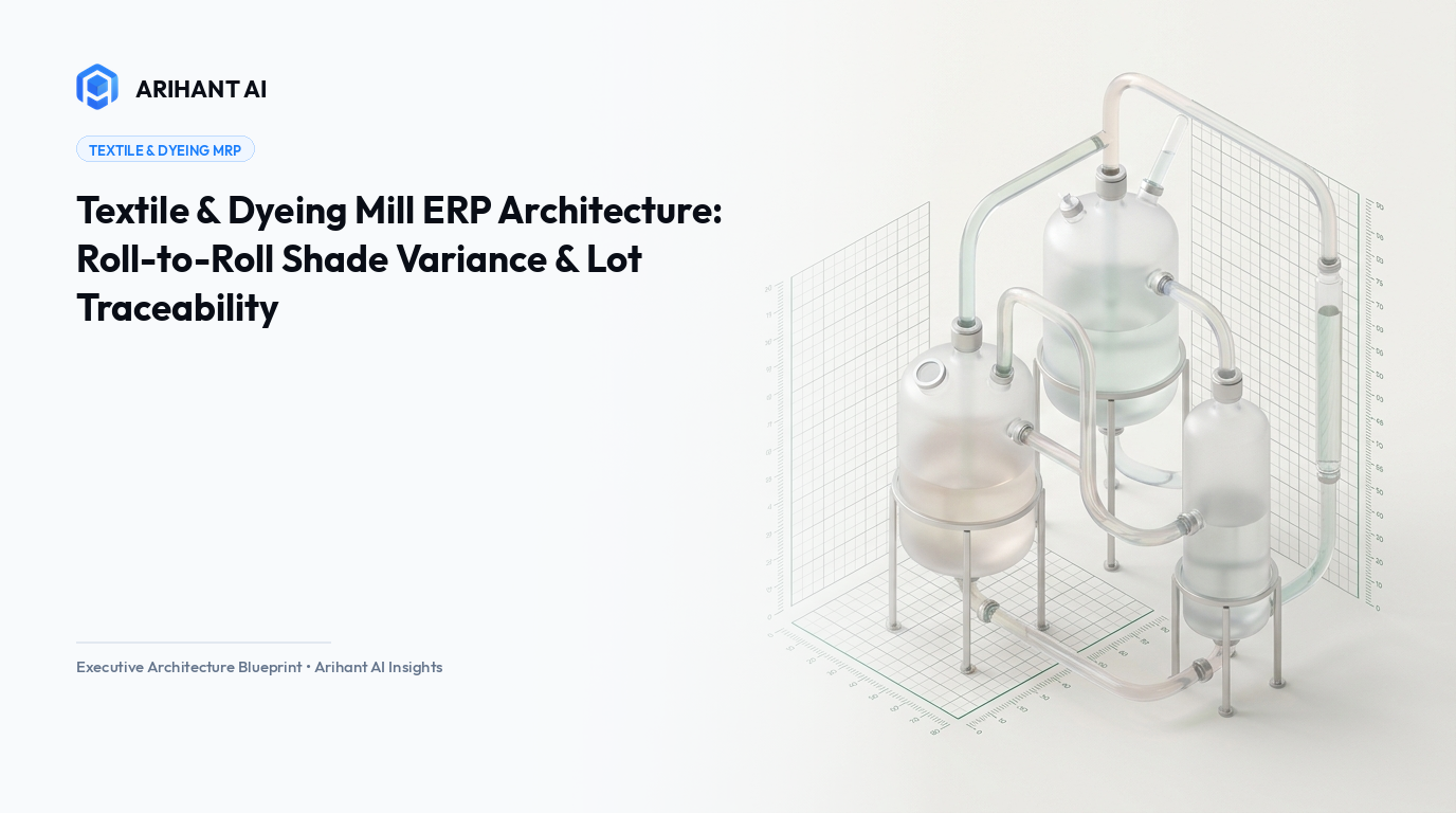 Textile & Dyeing Mill ERP Architecture: Roll-to-Roll Shade Variance & Lot Traceability