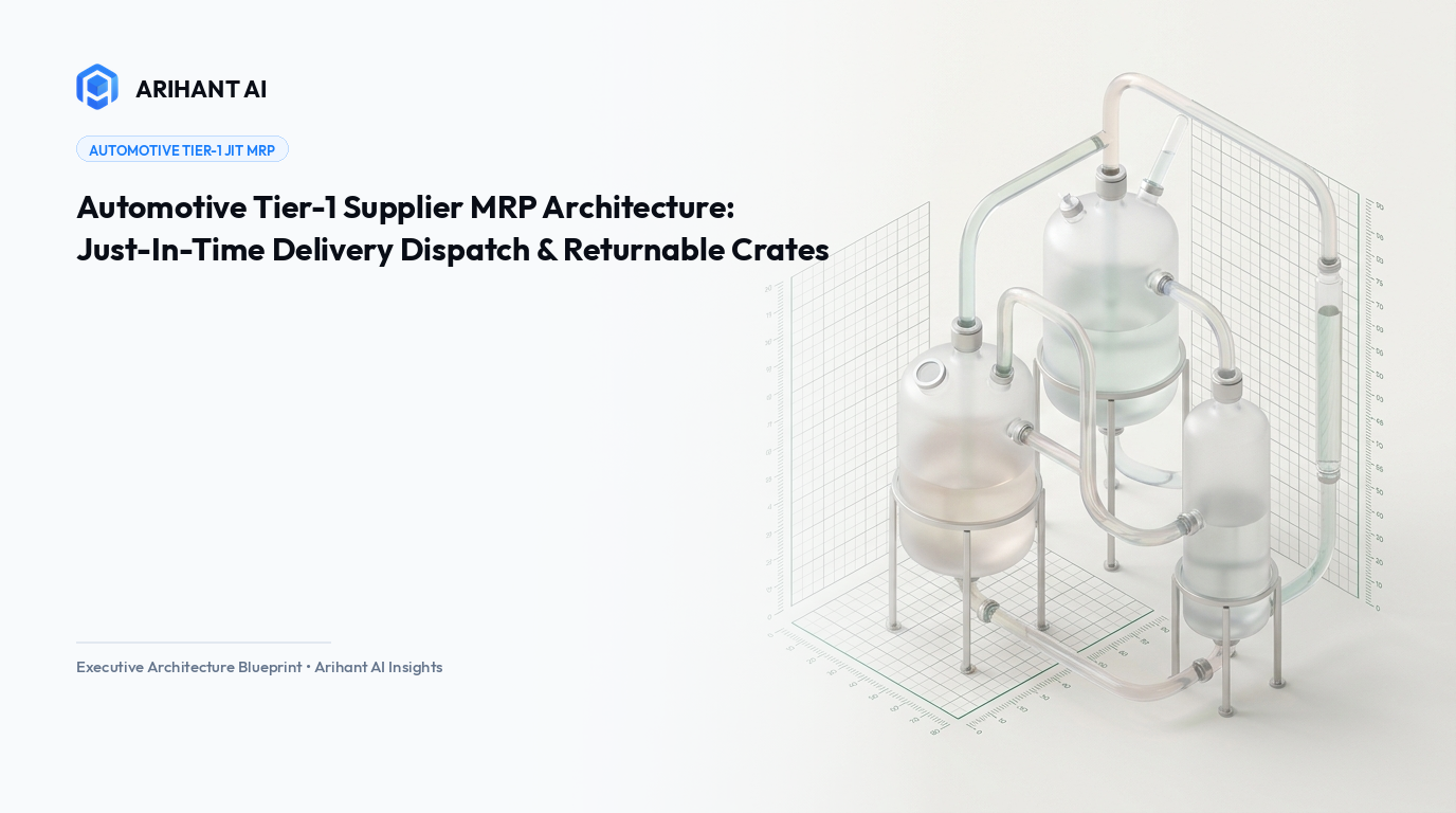 Automotive Tier-1 Supplier MRP Architecture: Just-In-Time Delivery Dispatch & Returnable Crates