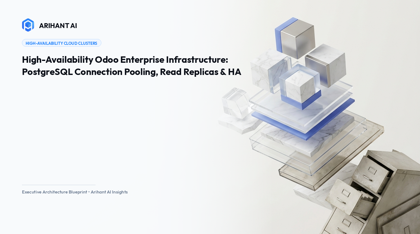 High-Availability Odoo Enterprise Infrastructure: PostgreSQL Connection Pooling, Read Replicas & HA