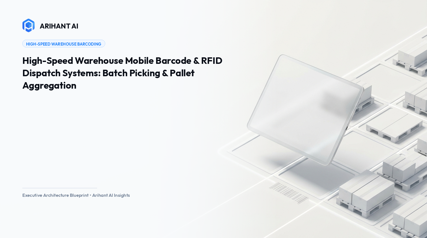 High-Speed Warehouse Mobile Barcode & RFID Dispatch Systems: Batch Picking & Pallet Aggregation