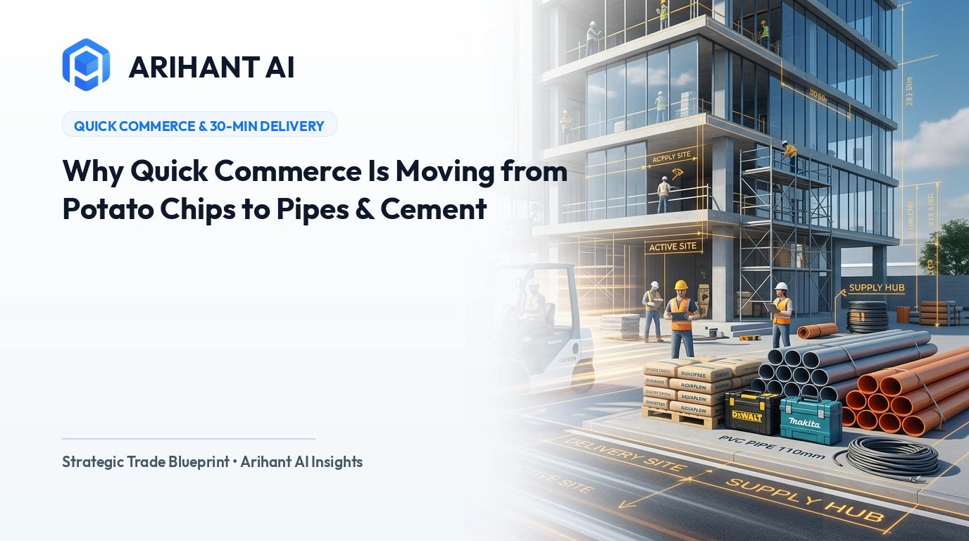 Why Quick Commerce Is Moving from Potato Chips to Pipes & Cement