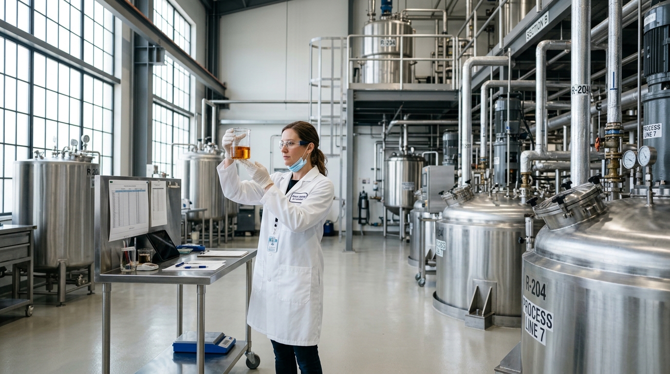 Chemical Process Manufacturing Facility and Quality Assurance